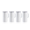 4 Pack 20 OZ Sublimation Tumblers with Printable Handle N240667