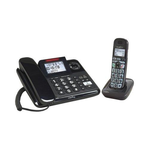 Amplified Expandable Corded/Cordless Phone System With Digital Answering System O60189