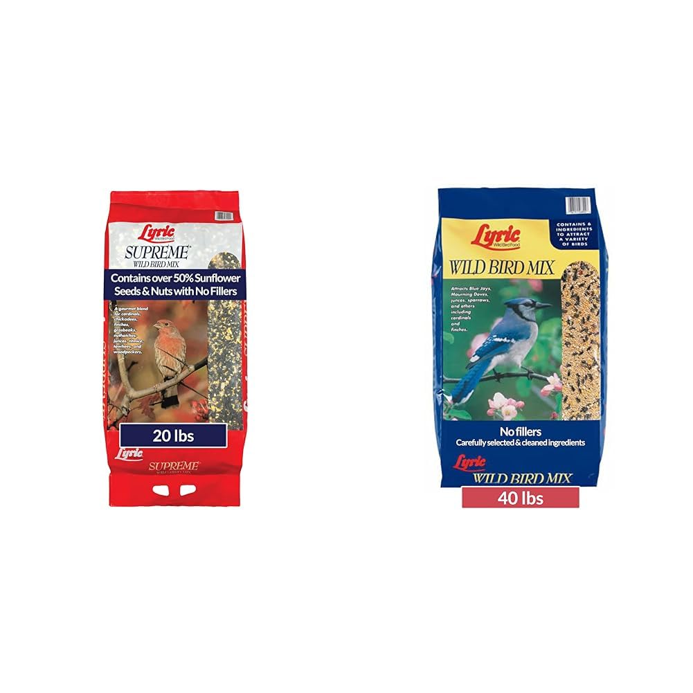 Wild Bird Seed with Nuts and Sunflower Seeds, 20 lb. and 40 lb. Bags G80899