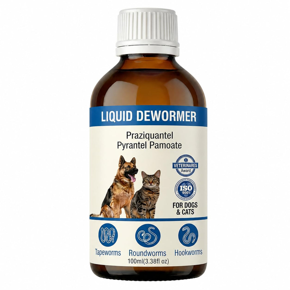 Liquid Dewormer for Dogs & Cats 3.5 fl oz R891231