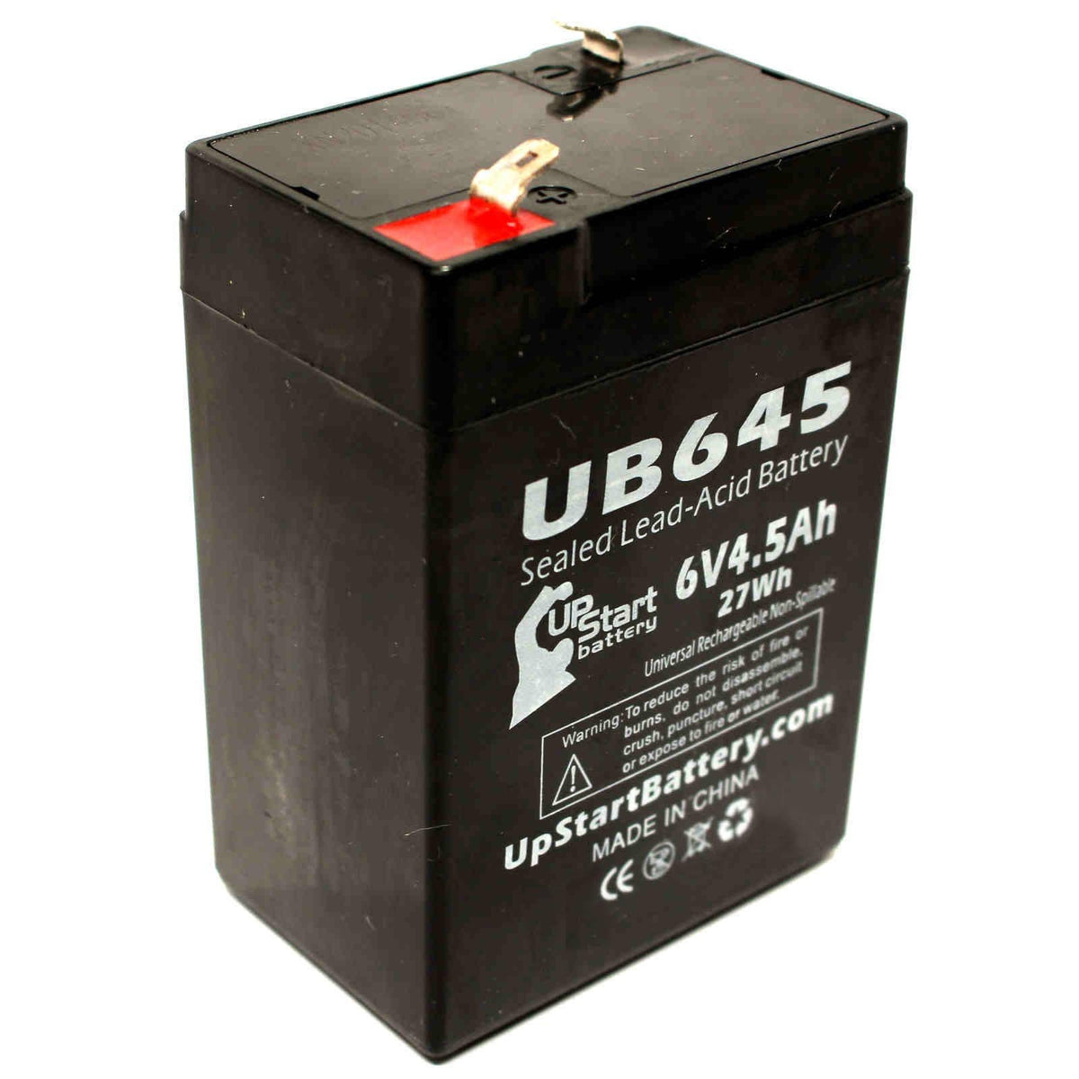 6V 4.5Ah Sealed Lead Acid AGM SLA Battery J511423