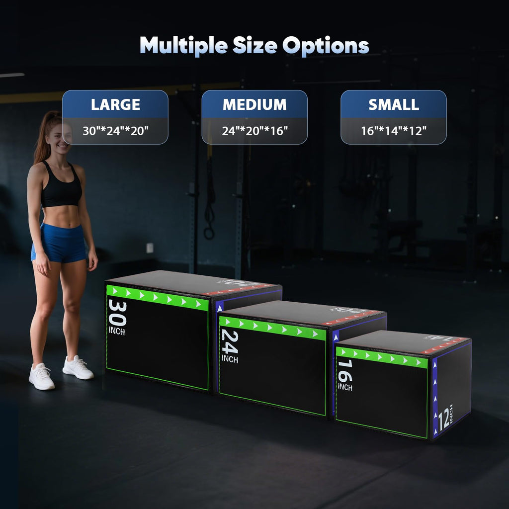 3 in 1 Foam Plyometric Jump Box N226