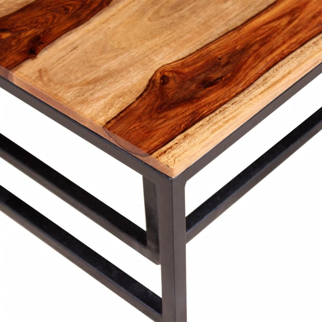 Coffee Table Side Tables 2 Piece Nesting Set Solid Sheesham Wood S211