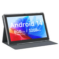 7 inch Android 14 Tablet 8GB RAM 32GB ROM Quad-Core Black P14356