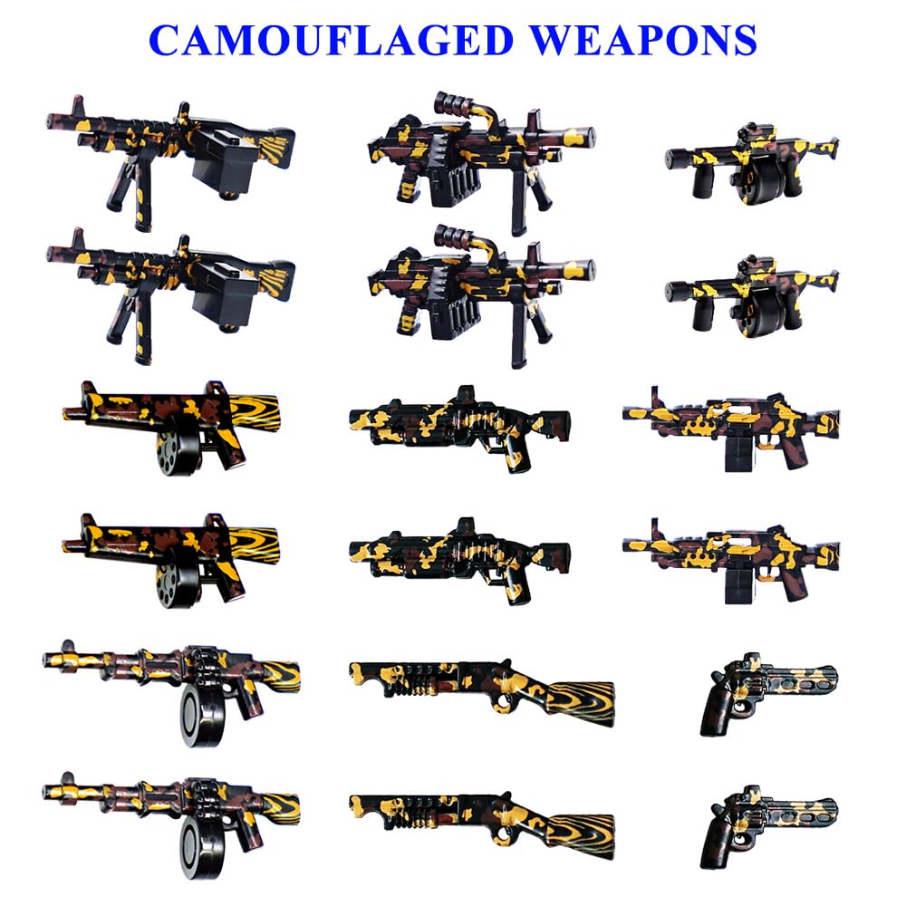 Military Weapon Set with Helmet Body Armor Cloak and Motorcycles B7707