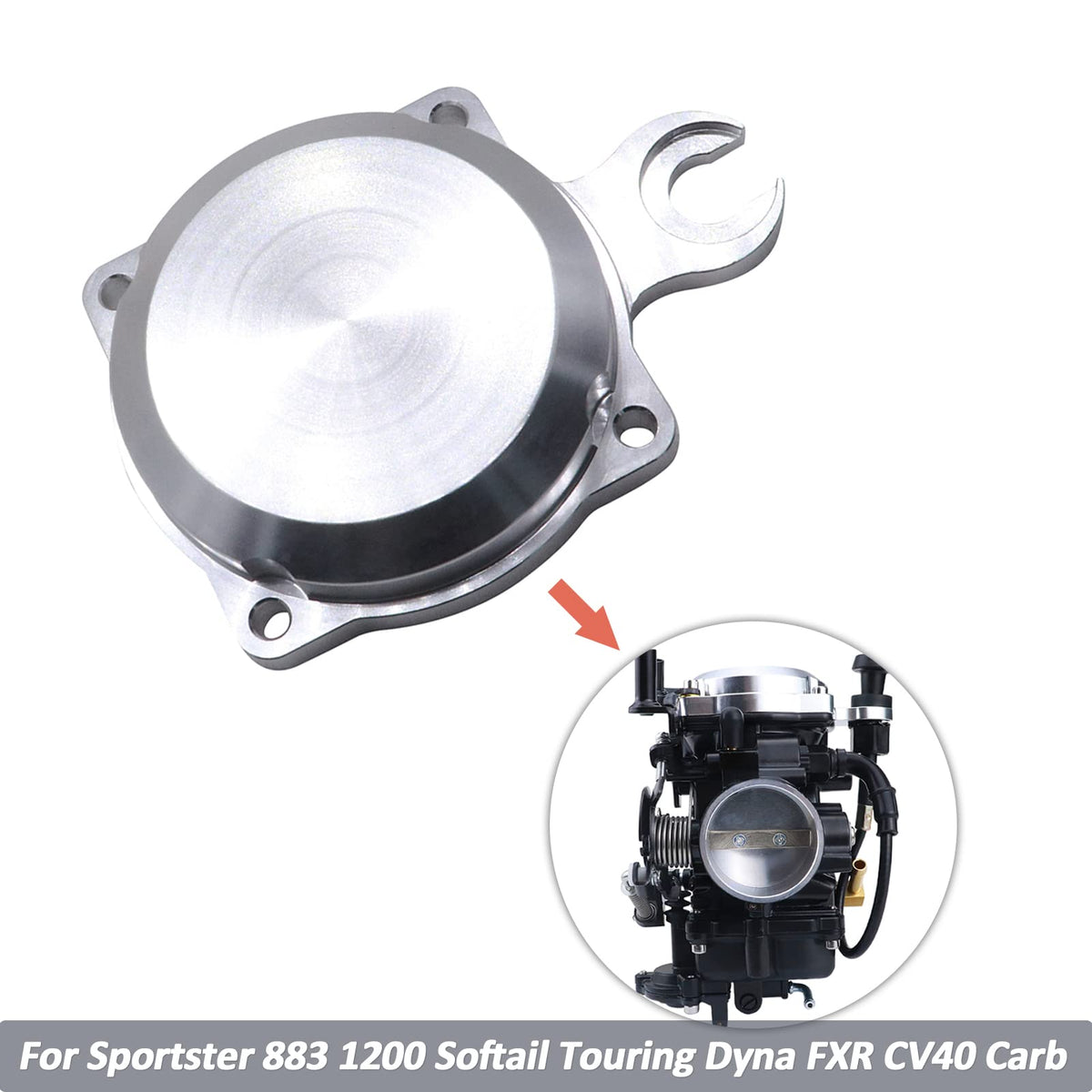 Silver Carburetor Top Cover O382149