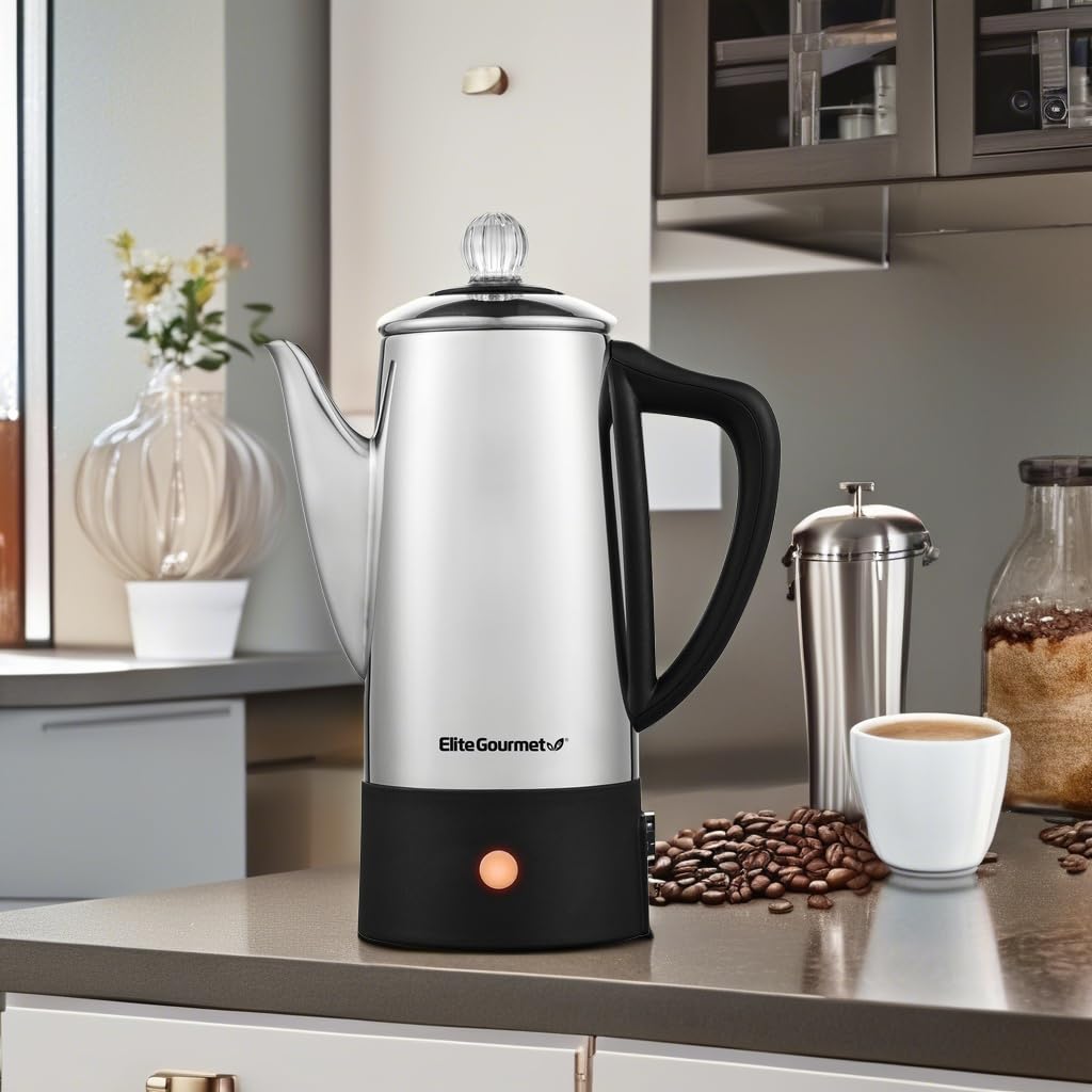 6-Cup Electric Coffee Percolator E307936