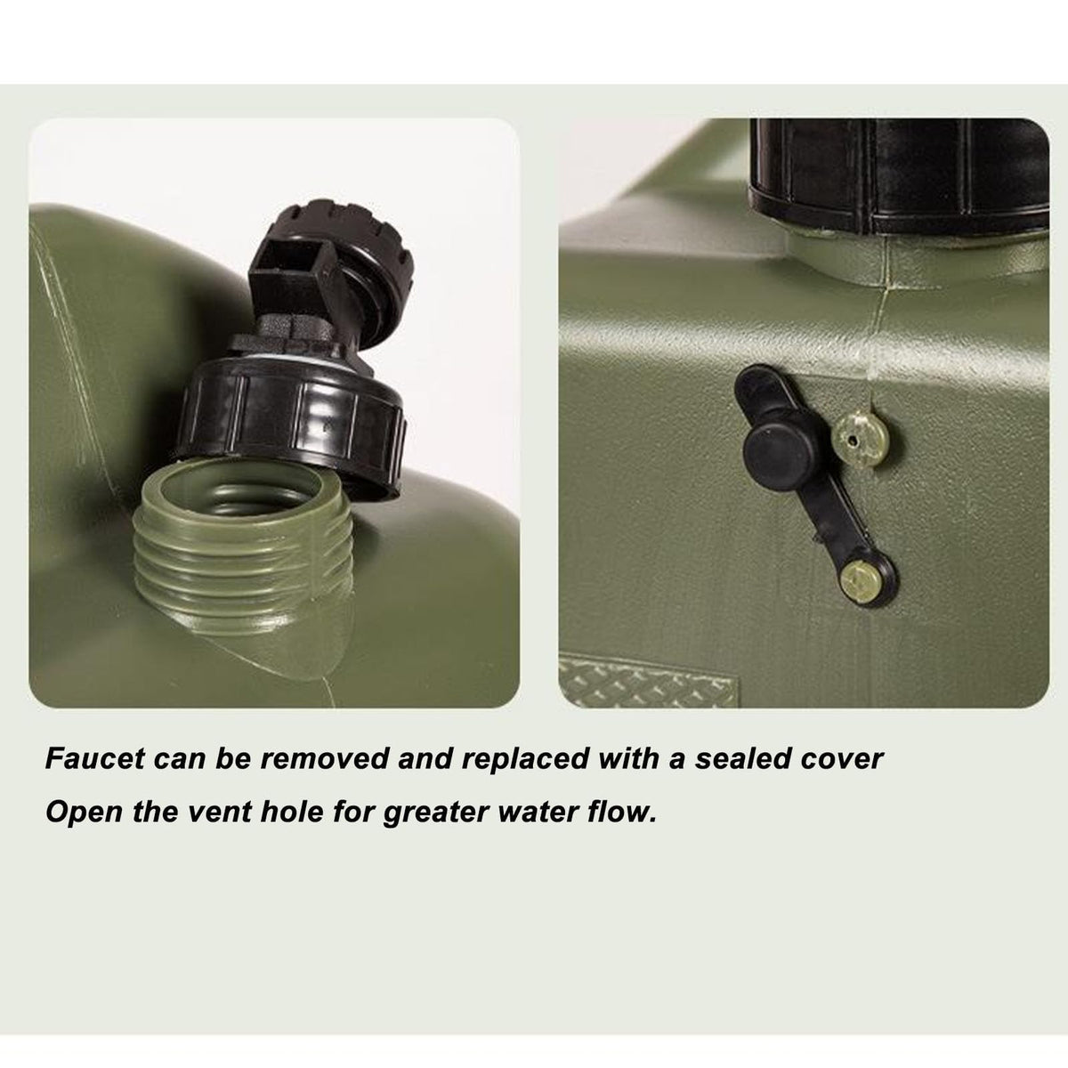 10L Portable Water Canteen with Faucet Y1326