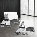 Folding Conference Table with Locking Wheels, 8 Pack, 63x24x30 Inch R7327