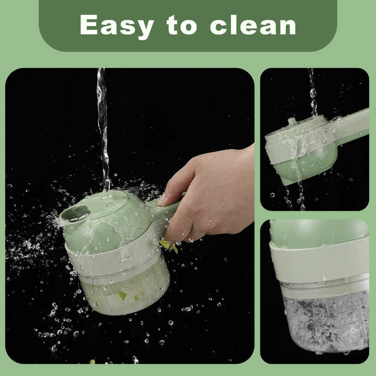 4 in 1 Portable Electric Vegetable Cutter Set V63456