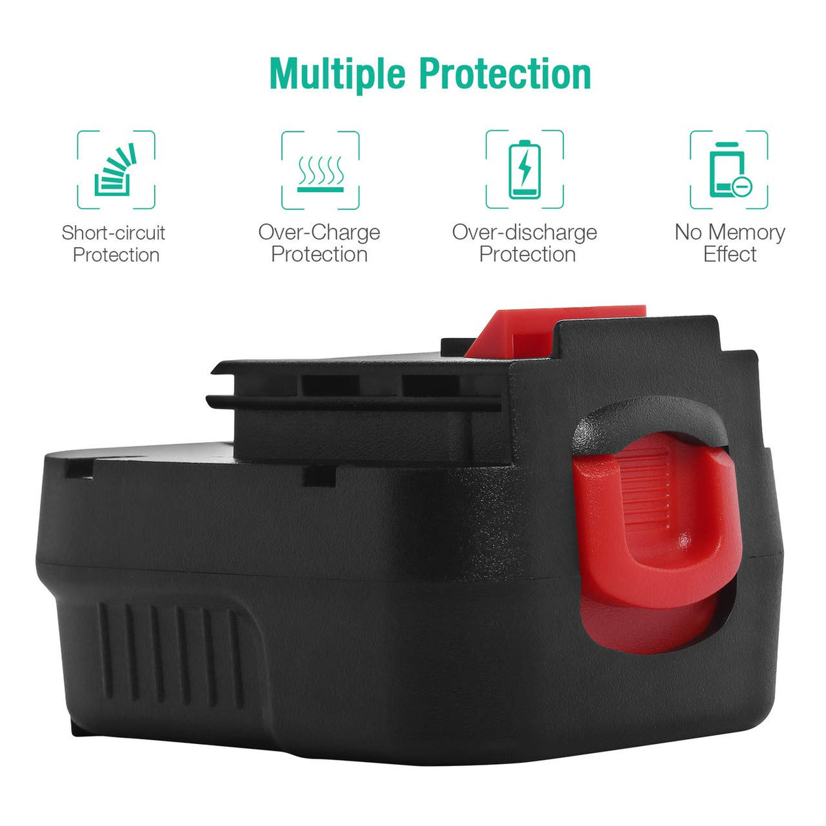 12V 3700mAh NI-MH Replacement Battery J4849