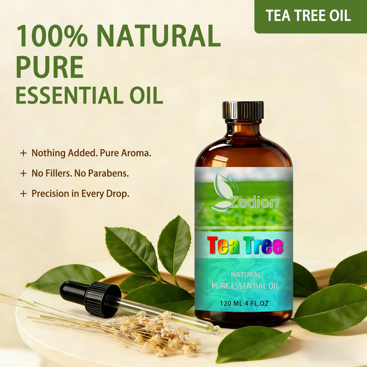 Lavender and Tea Tree Essential Oil 4 Fl Oz V31865