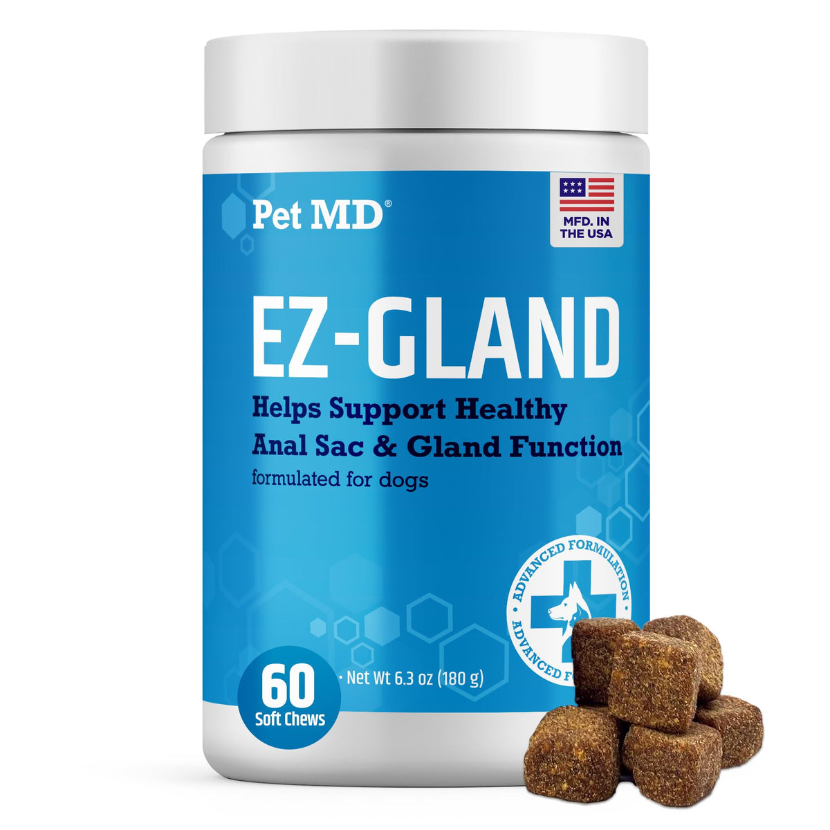 Dog Anal Gland Chews with Pumpkin and Fiber 60ct B555