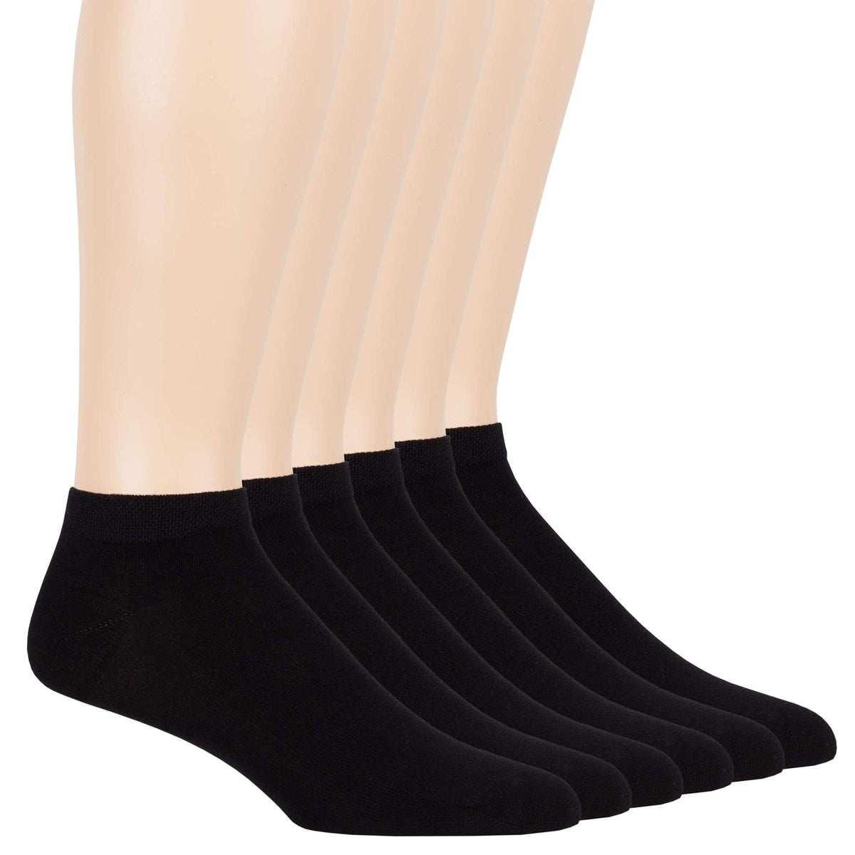 Men Viscose from Bamboo Ankle Socks 6 Pack O2319