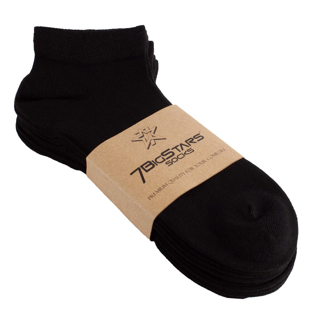 Men Viscose from Bamboo Ankle Socks 6 Pack O2319