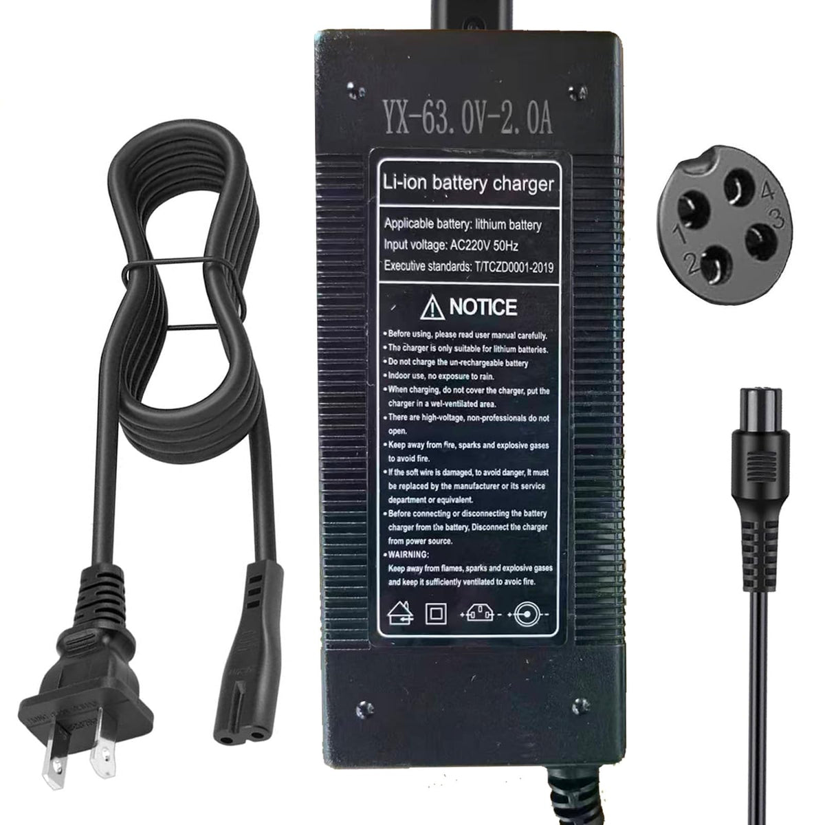 4 Prong Charger for Ninebot S H144814