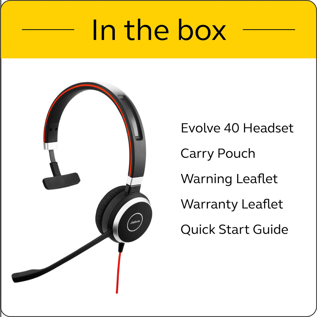 Wired Headset Mono 3.5mm Jack/USB Connection M411883
