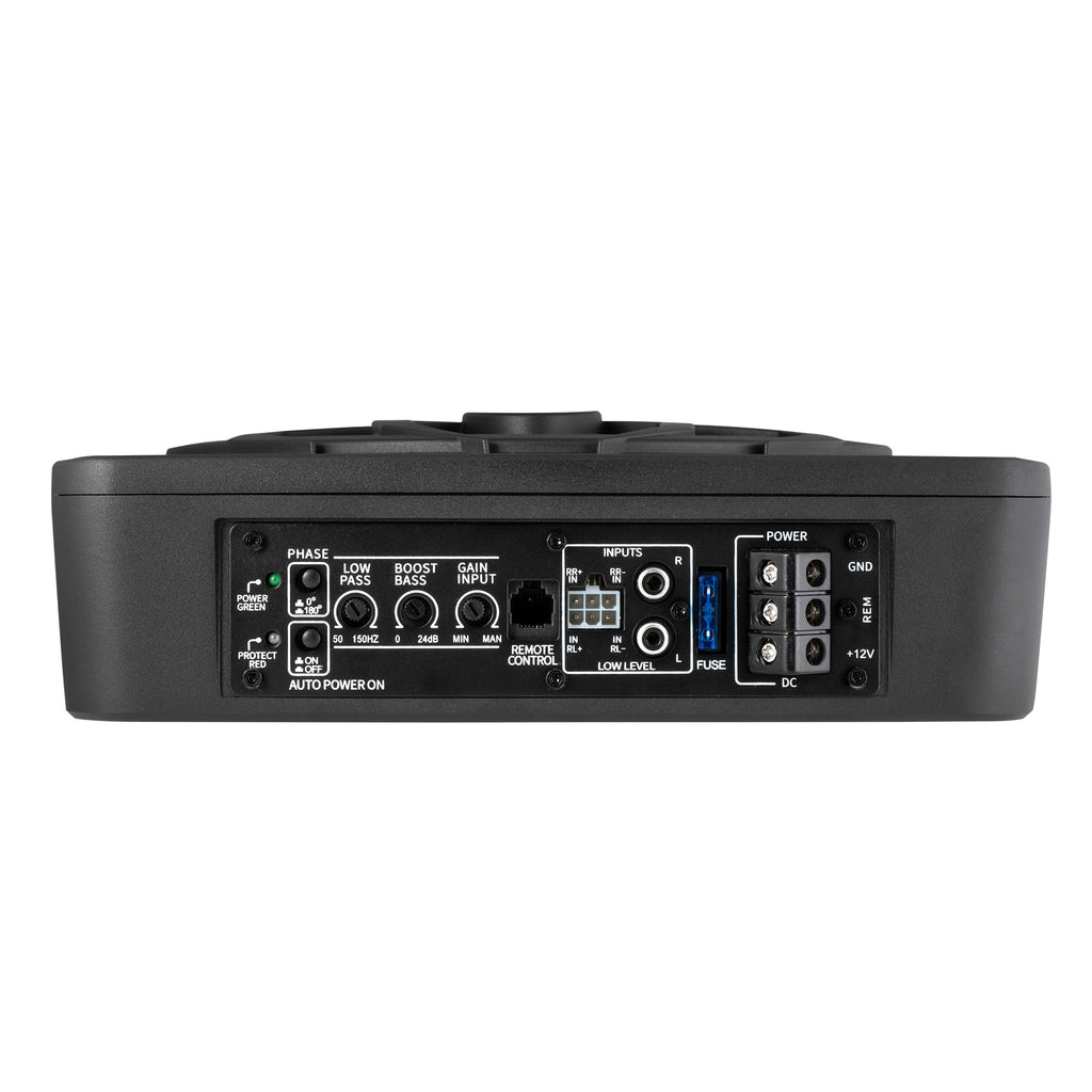 10" Inch Low Profile Underseat Car Subwoofer with Built in Amplifier B62485