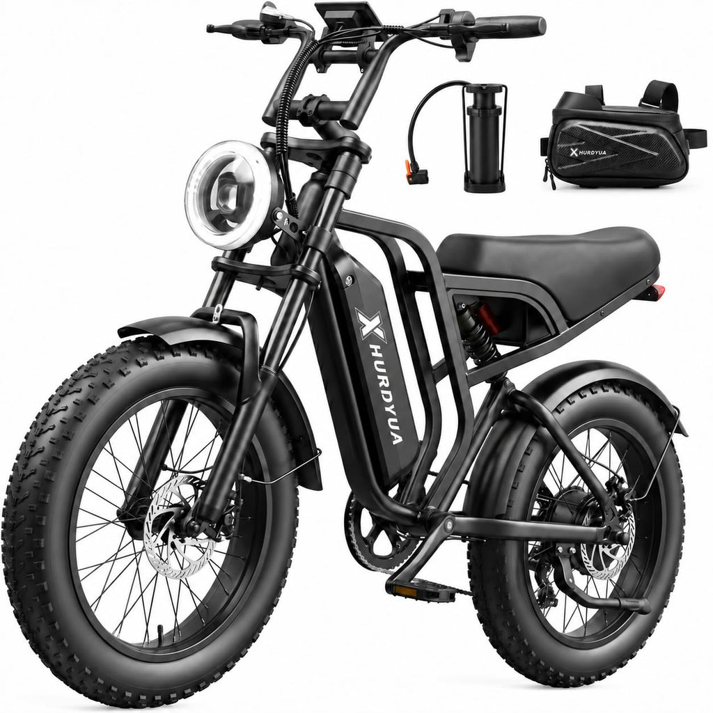 1500W Peak 20"x4" Fat Tire Electric Bike J720