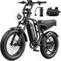 1500W Peak 20"x4" Fat Tire Electric Bike J720