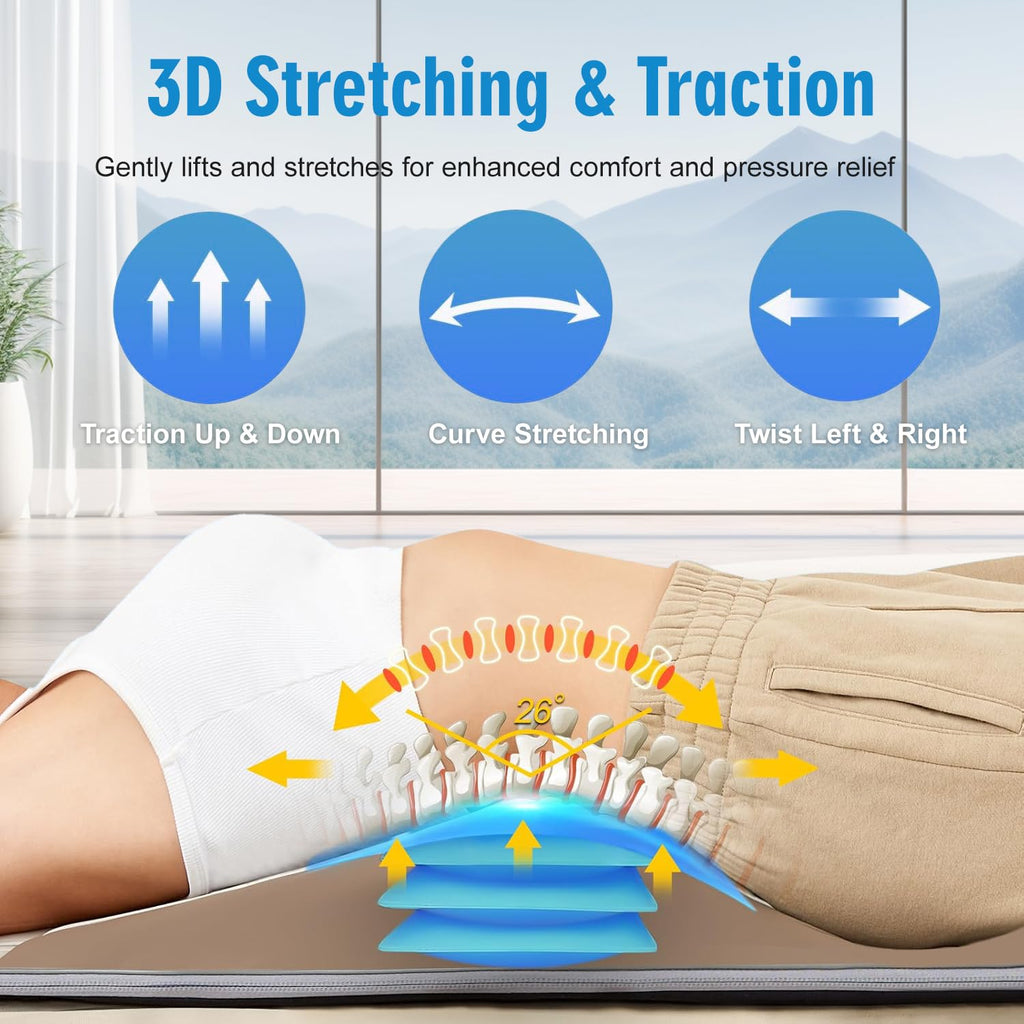 Full Body Massage Mat with Lumbar Pad & Headrest X79988