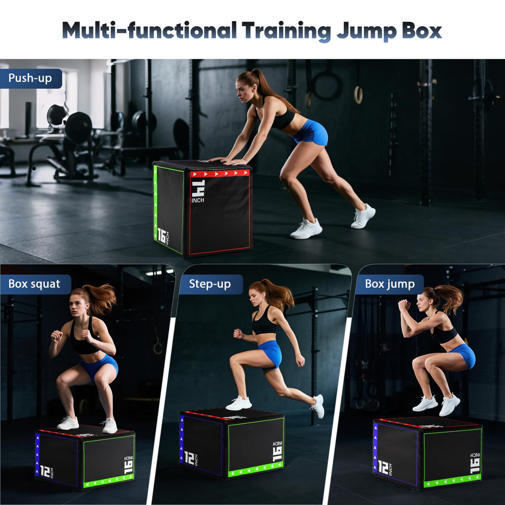 3 in 1 Foam Plyometric Jump Box N226