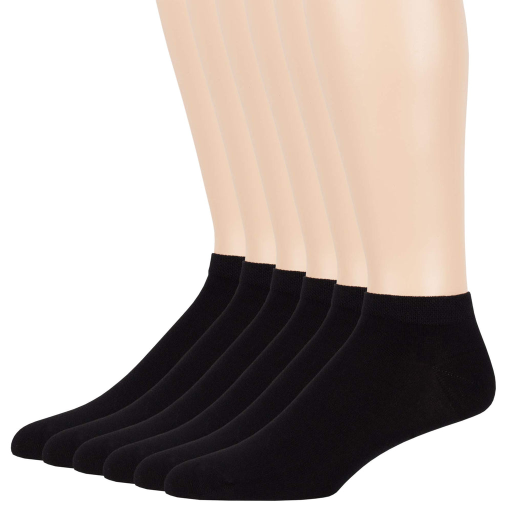 Men Viscose from Bamboo Ankle Socks 6 Pack O2319