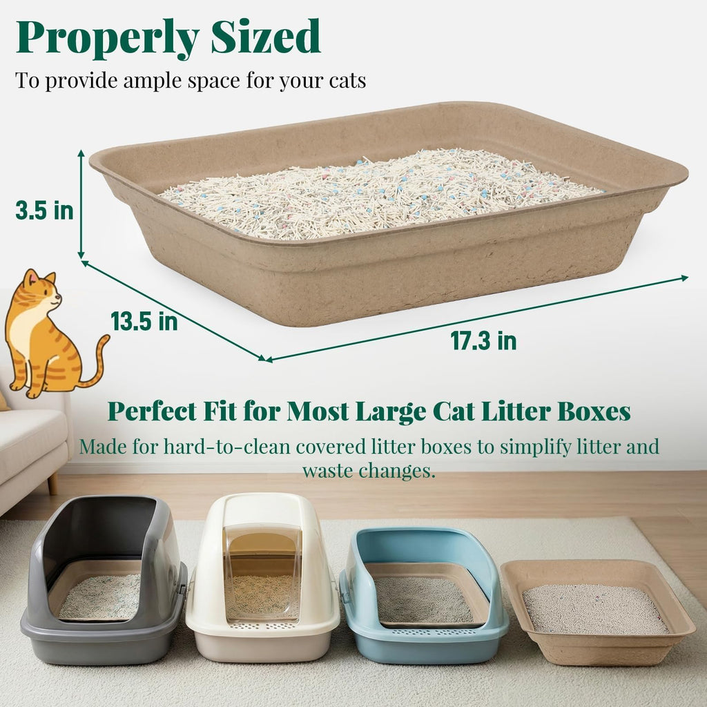 10-Pack Disposable Litter Box Q5657