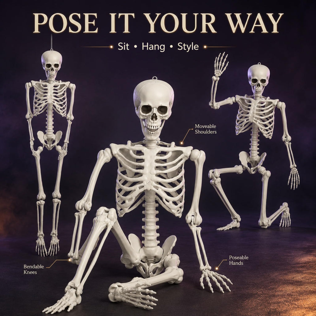 Life Size Posable Skeleton S374410