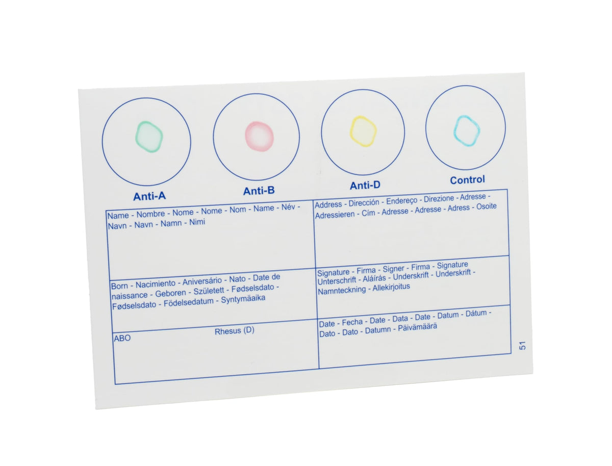 Blood Typing Kit, 1 Test Pack F924438