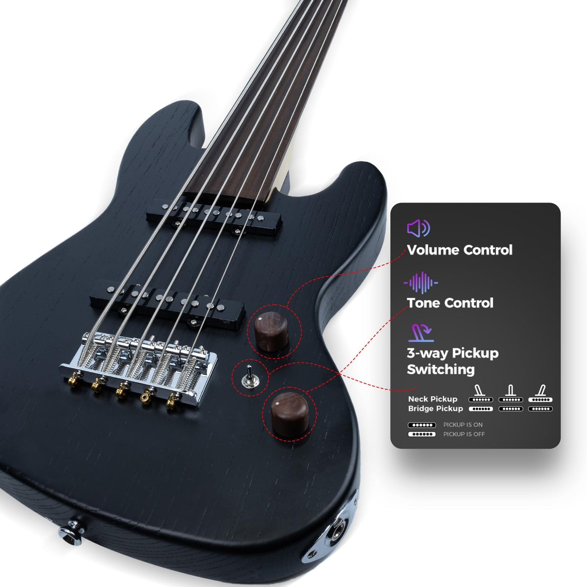 5 String Electric Bass N58115