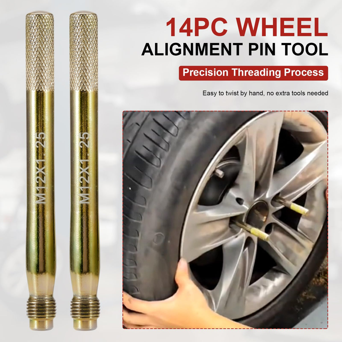 14Pcs Wheel Hanger Alignment Pin Guide Tool Set E97141