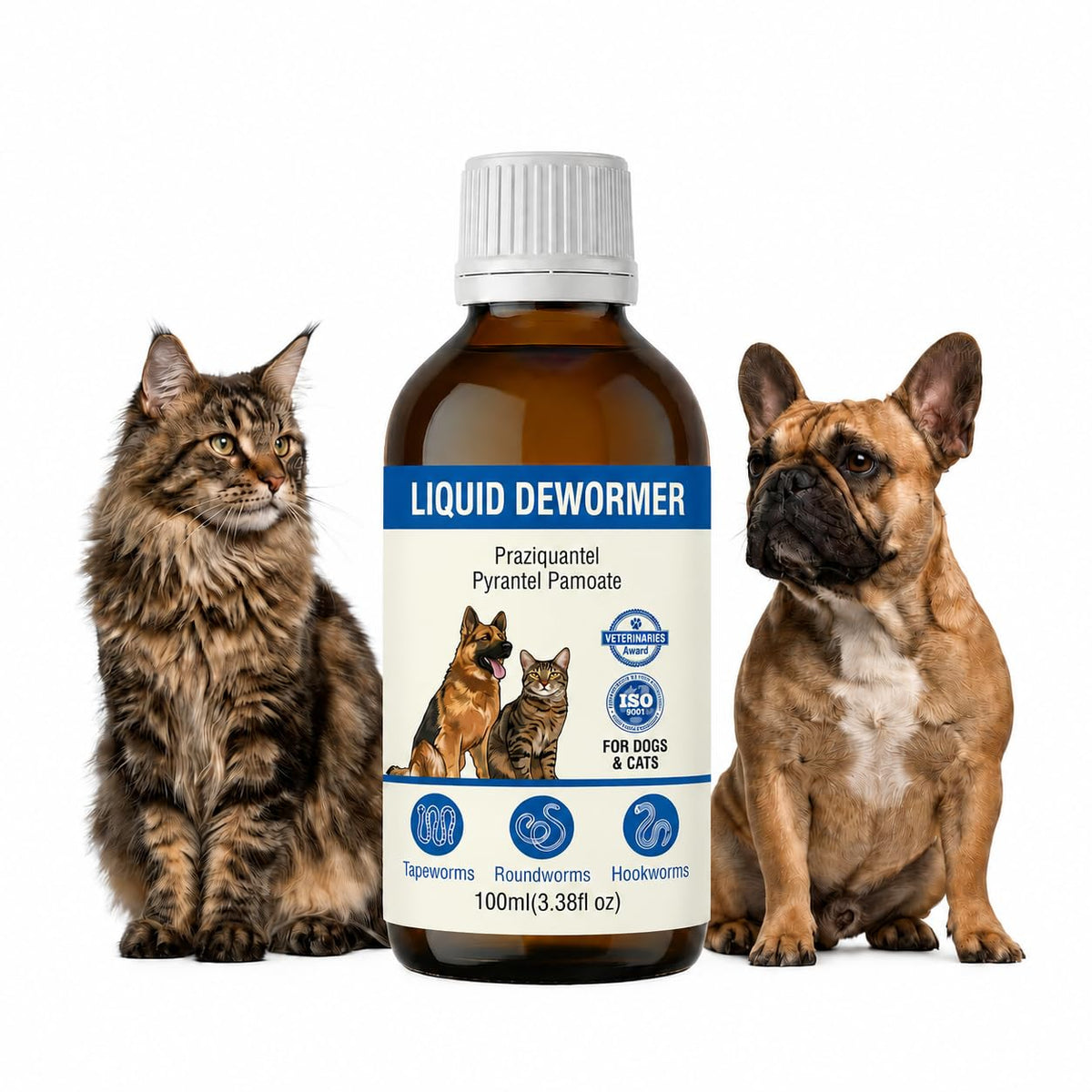 Liquid Dewormer for Dogs & Cats 3.5 fl oz R891231