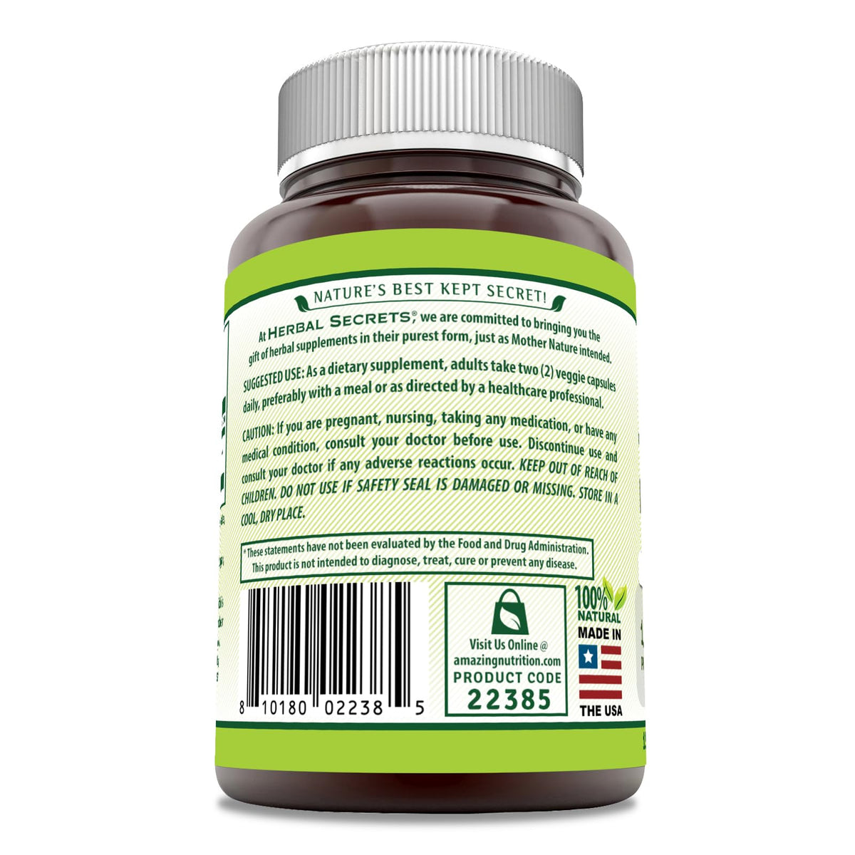 Cinnamon Supplement 1000 Mg 120 Veggie Capsules G2846