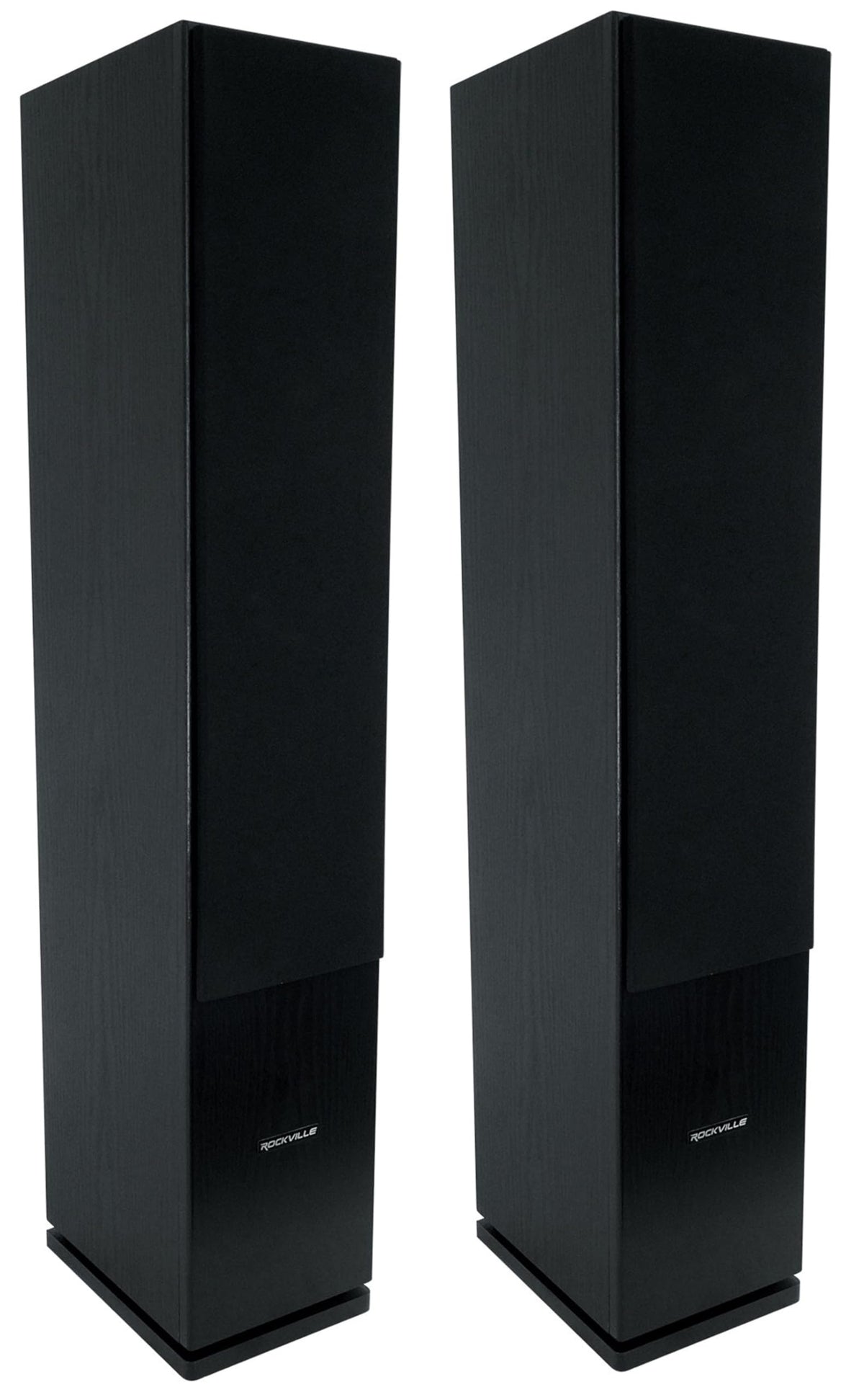 Black Home Audio Tower Speakers 2-Pack H4333