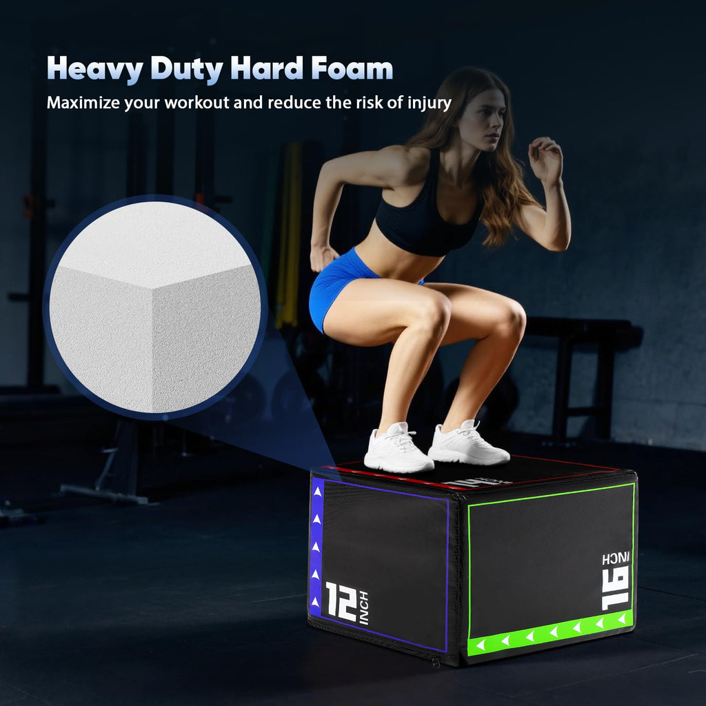 3 in 1 Foam Plyometric Jump Box N226