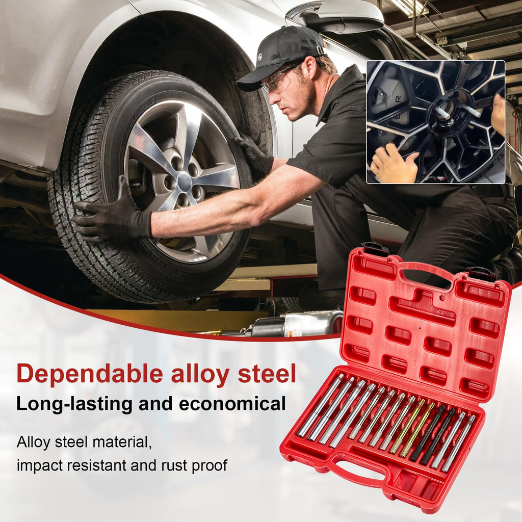 14Pcs Wheel Hanger Alignment Pin Guide Tool Set E97141