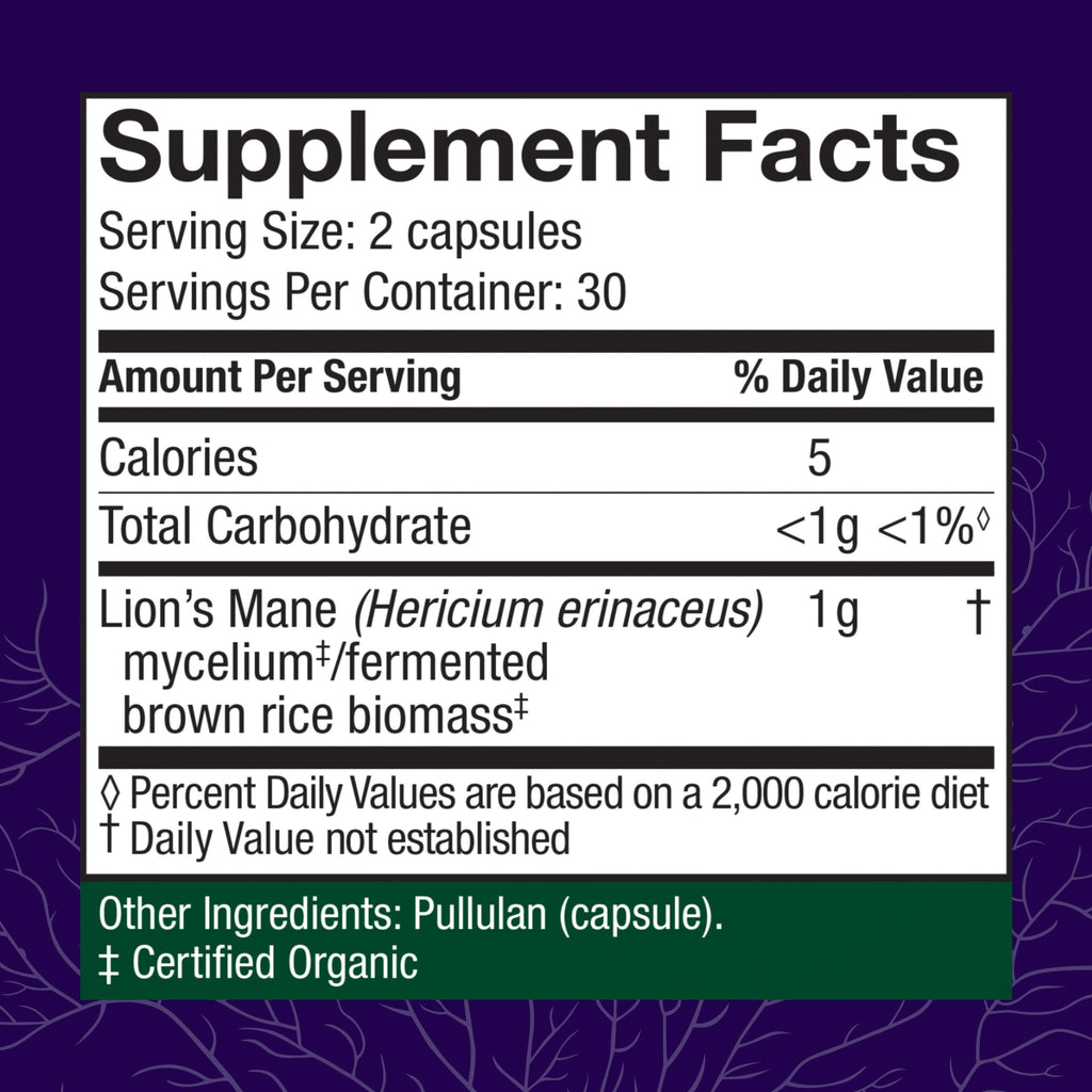 Lion's Mane 60 Capsules P19439