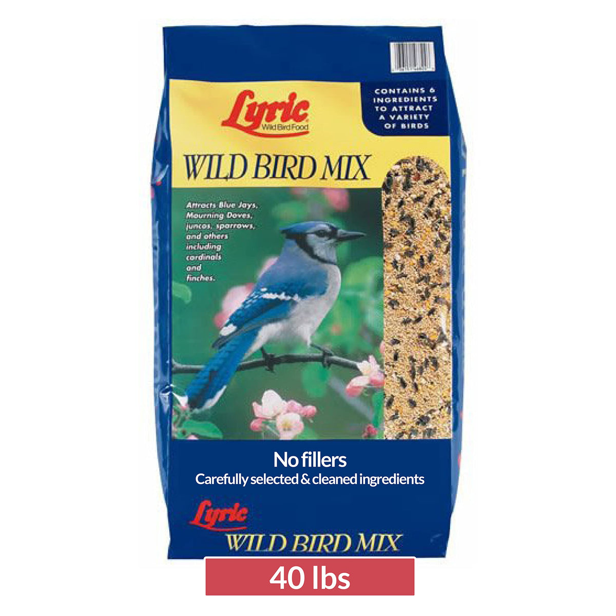 Wild Bird Seed with Nuts and Sunflower Seeds, 20 lb. and 40 lb. Bags G80899