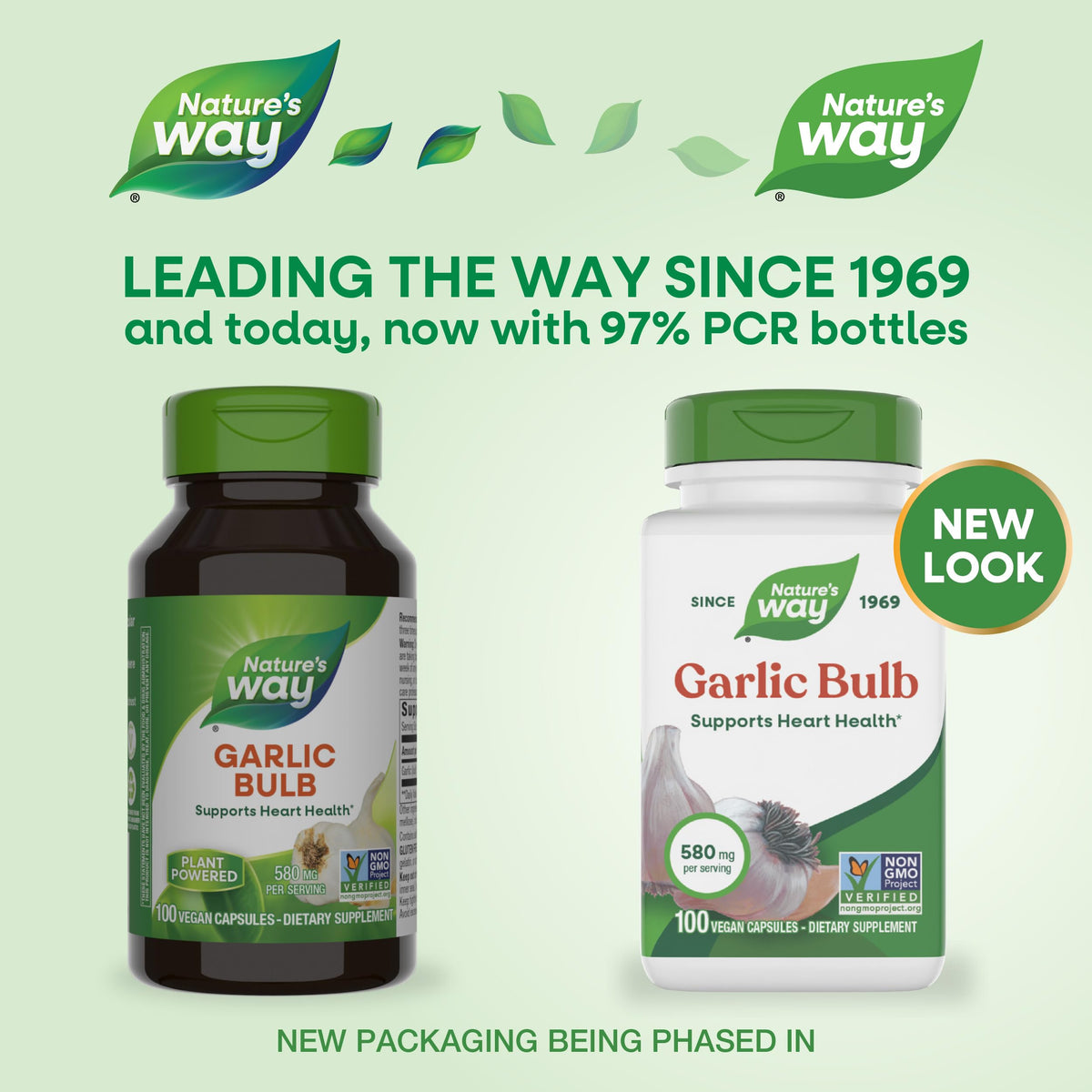 Garlic Bulb Capsules 580mg 100 ct B5831