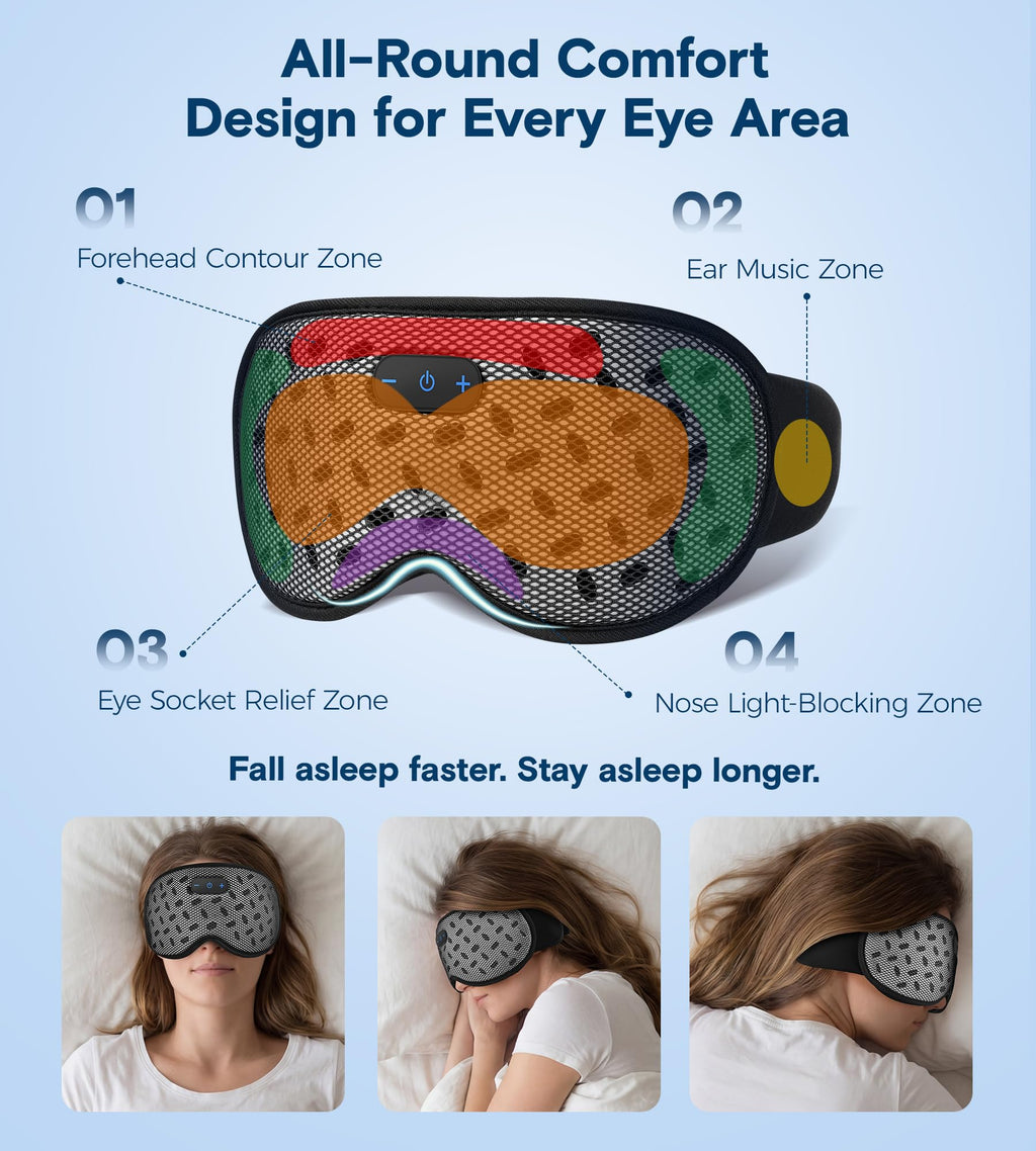 Bluetooth Cooling Weighted Sleep Mask U1380