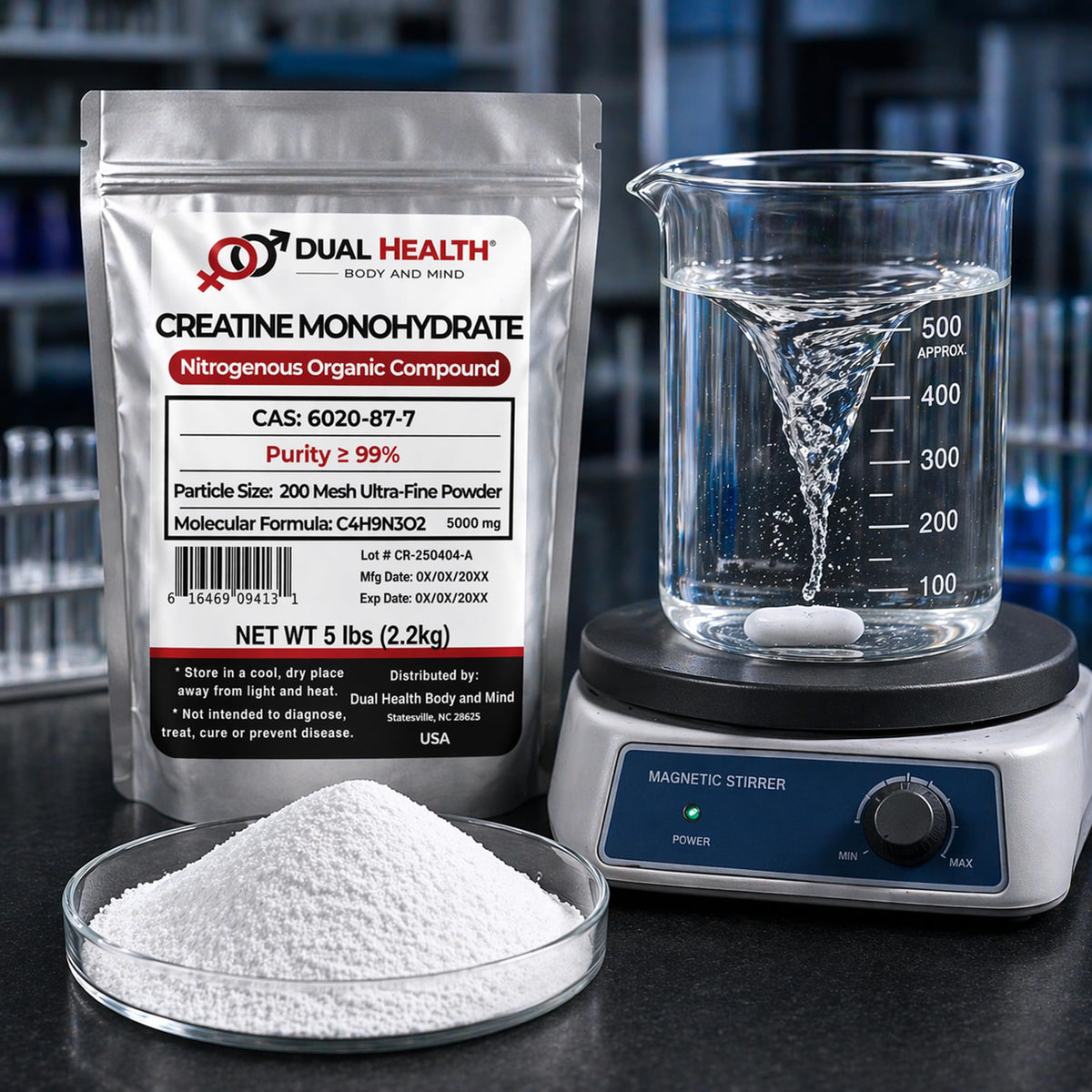 Pure Micronized Creatine Monohydrate Powder 2 lbs F381