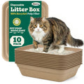 10-Pack Disposable Litter Box Q5657