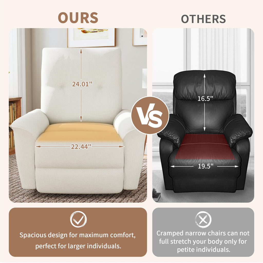 Power Swivel Rocker Recliner Chair with Phone Holder and USB Ports F42833