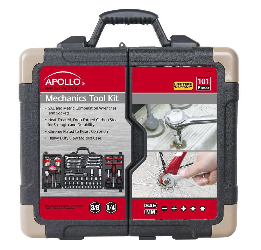 101 Piece SAE and Metric Mechanic Tool Set F248337