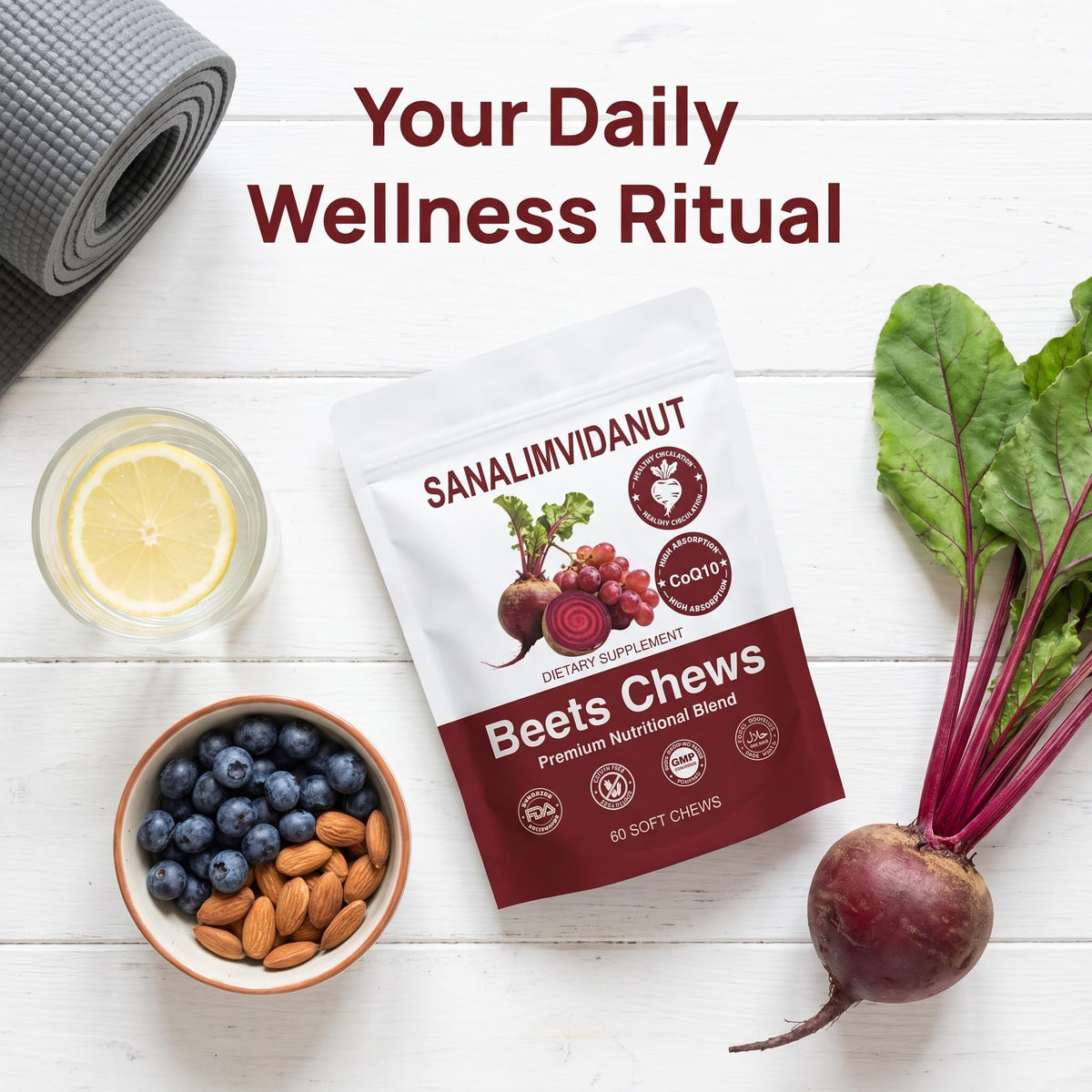 Beet Chews 4-in-1, 60 Count Z969
