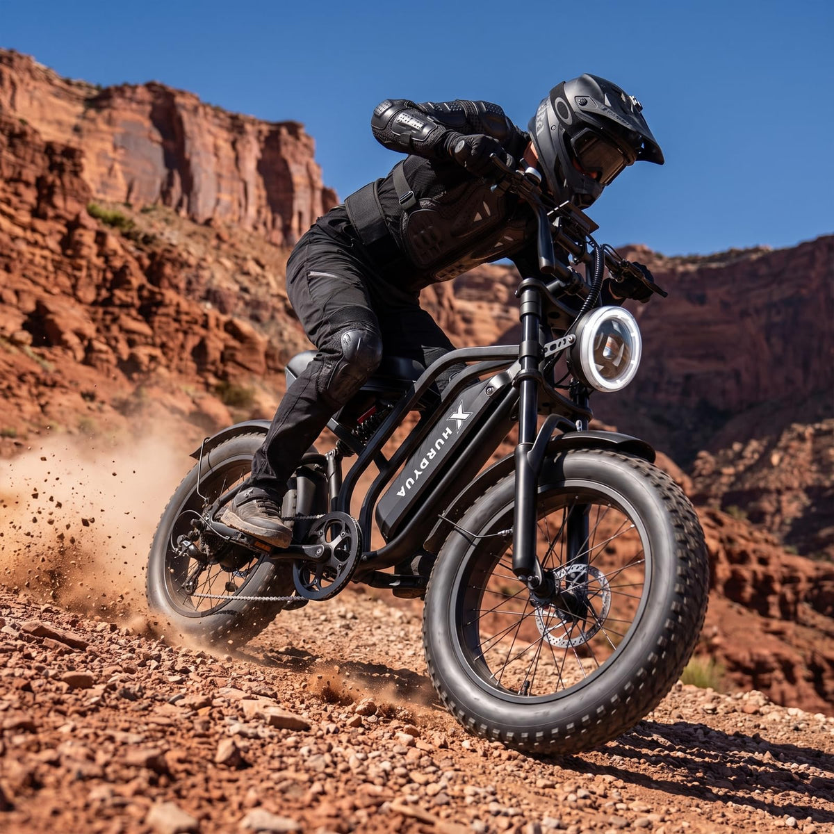 1500W Peak 20"x4" Fat Tire Electric Bike J720