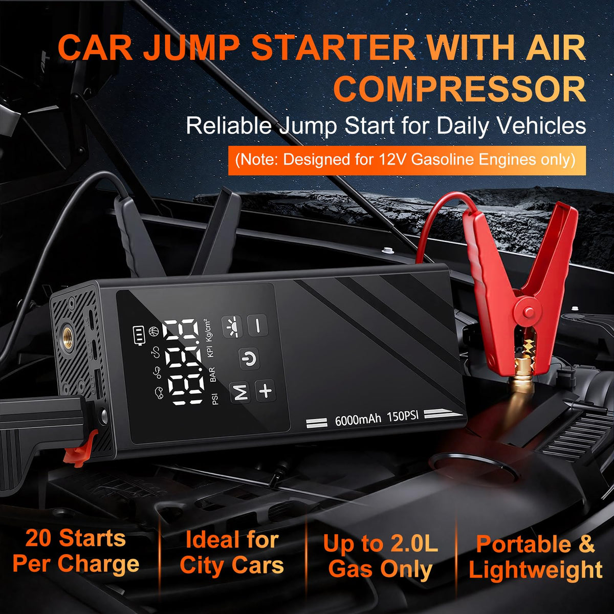 Portable Air Compressor 150PSI R5512