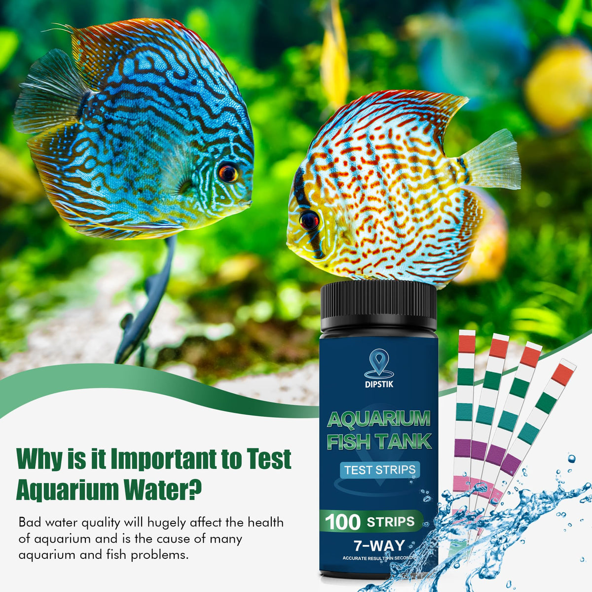 Aquarium Test Strips 100ct J744