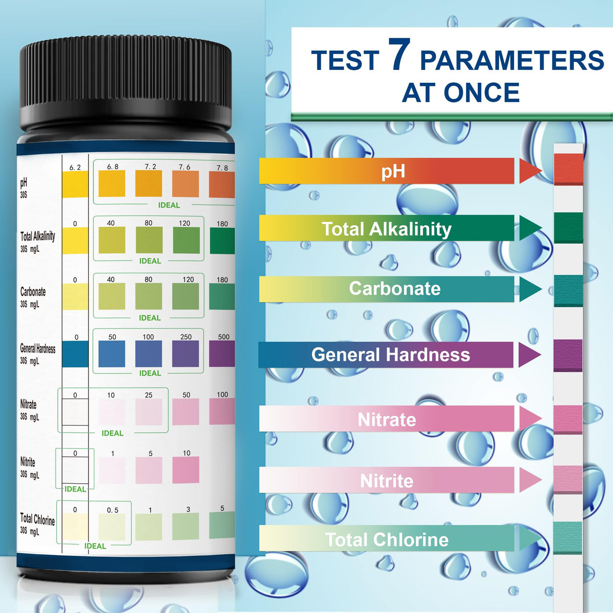 Aquarium Test Strips 100ct J744